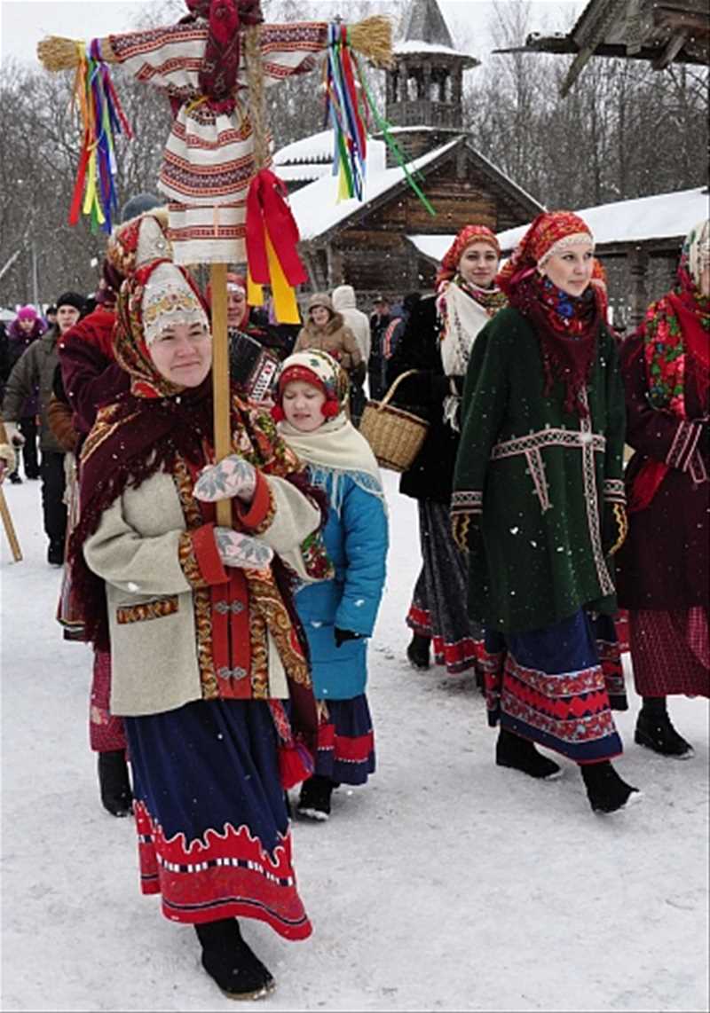 Масленица Витославлицы блины