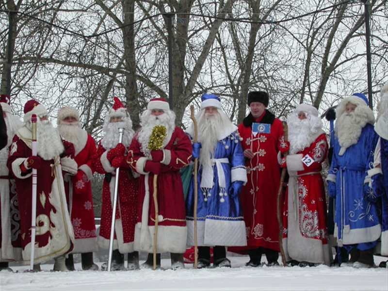 Деды морозы разных городов россии